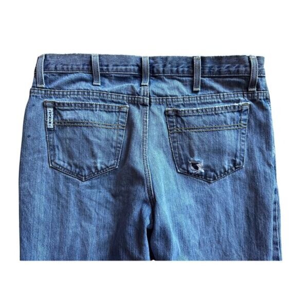 Cinch “Cinch-Up” Men’s Distressed Jeans Size 33x36 Ranchcore Western Wear Cowboy - Picture 8 of 9